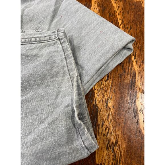 Levi’s 505 Light Grey Denim Jeans Size 38 x 30 Straight Leg - Picture 7 of 10